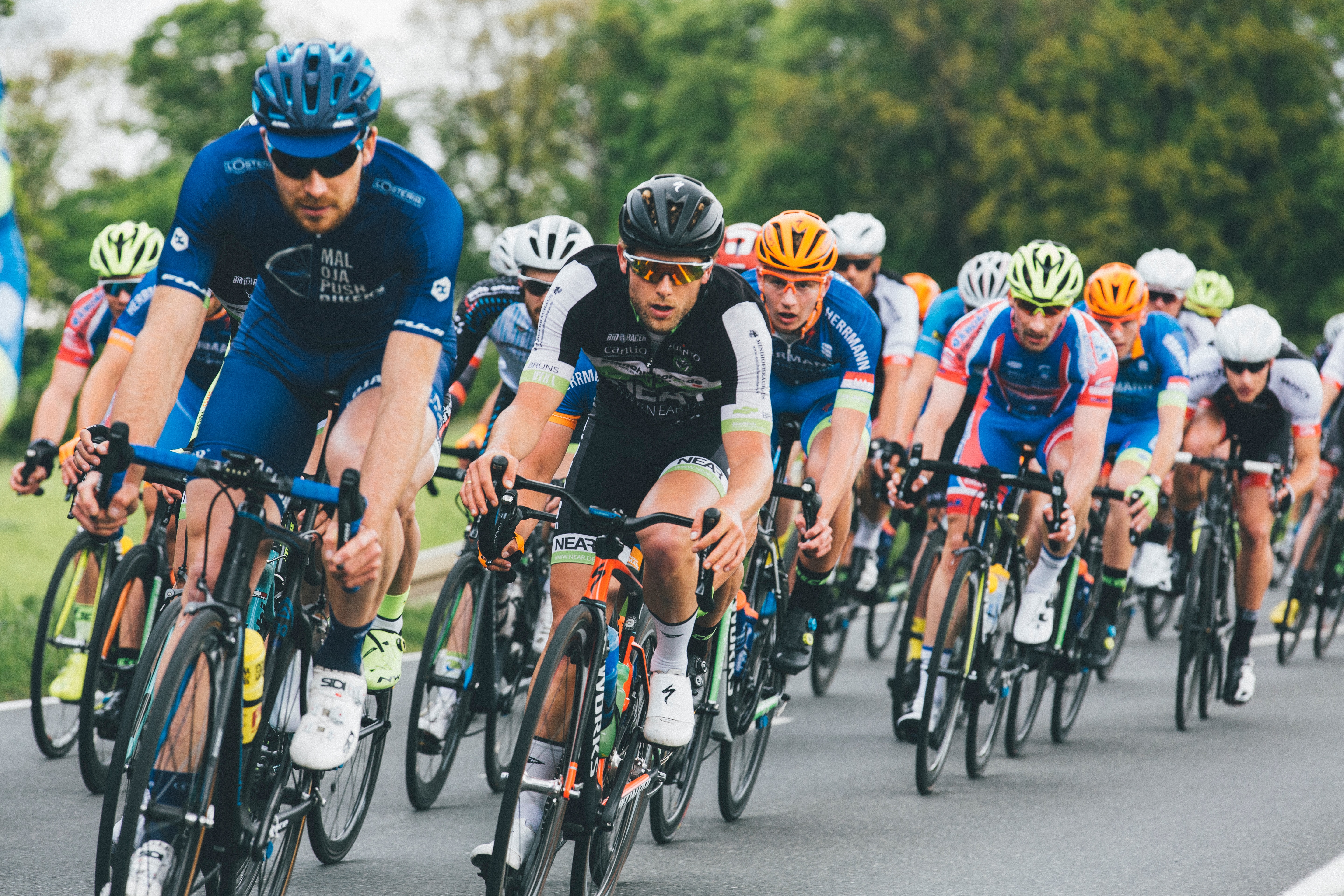 Picture of a group of cyclists